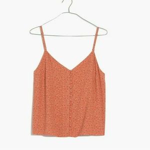 Madewell Button-down Cami In Playground Poises